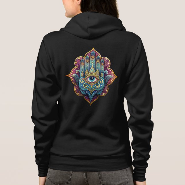 Celestial Hamsa  Hoodie (Rückseite)