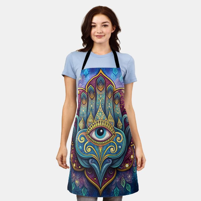 Celestial Hamsa  Schürze (Getragen)