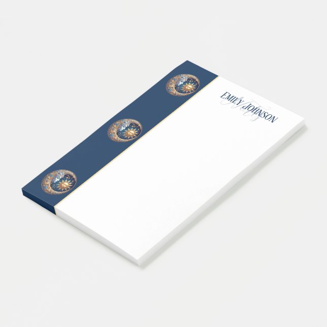 Celestial Harmony Post-it Klebezettel (angewinkelt)