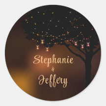 Celestial Herbst Night Light Wedding