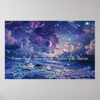 Celestial Horizon Puzzle Poster