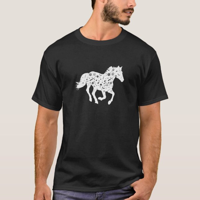 Celestial Horse for Horseback Riding Horse Barrel  T-Shirt (Vorderseite)