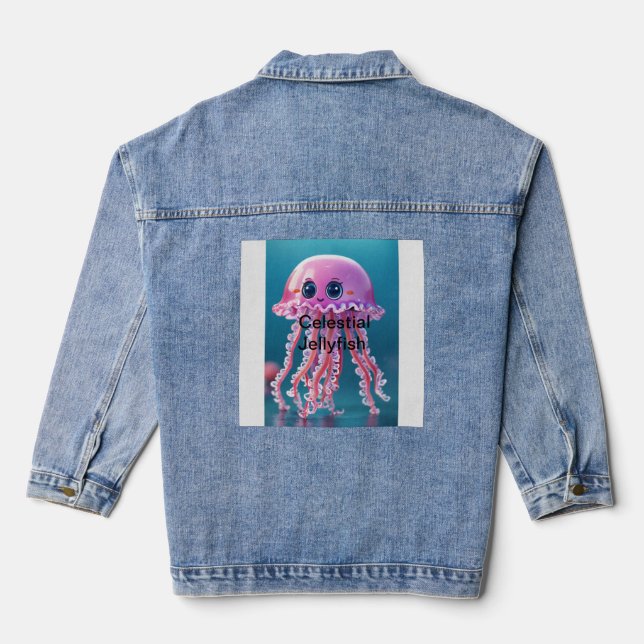 Celestial Jellyfish Jeansjacke (Rückseite)