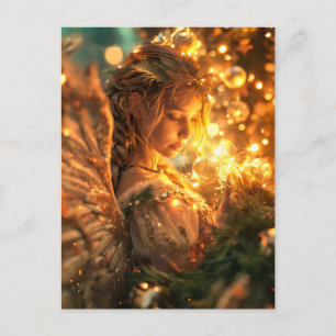 Celestial Joy Christmas Angel Postkarte