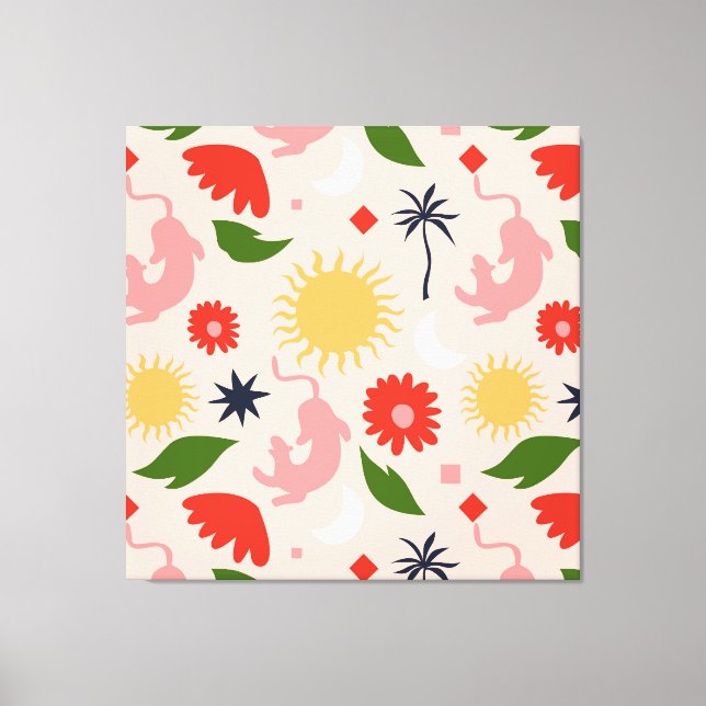 Celestial Jungle Leinwanddruck (Vorderseite)