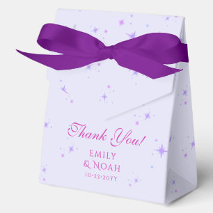 Celestial Lavender Pink Sun Moon Astronomie Hochze Geschenkschachtel