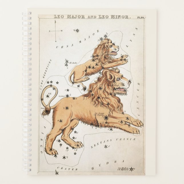 Celestial Leo Zodiac Planer (Vorderseite)