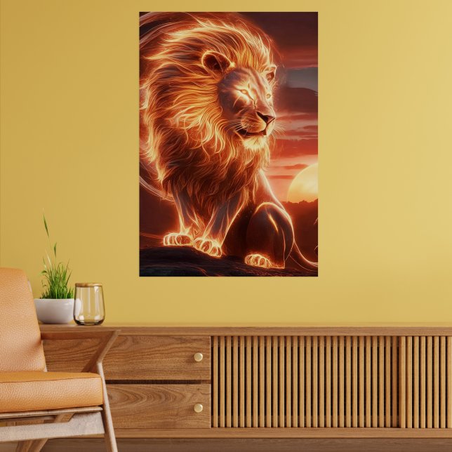 Celestial Lion Poster (Wohnzimmer 2)
