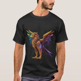 Celestial Majestät: Radiant Griffin Design T-Shirt