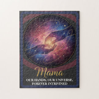 Celestial Mama Hands Galaxy Universe Puzzle