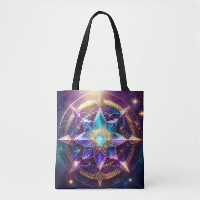 Celestial Mandala - Radiant Star Crystal Artwork (Vorderseite)