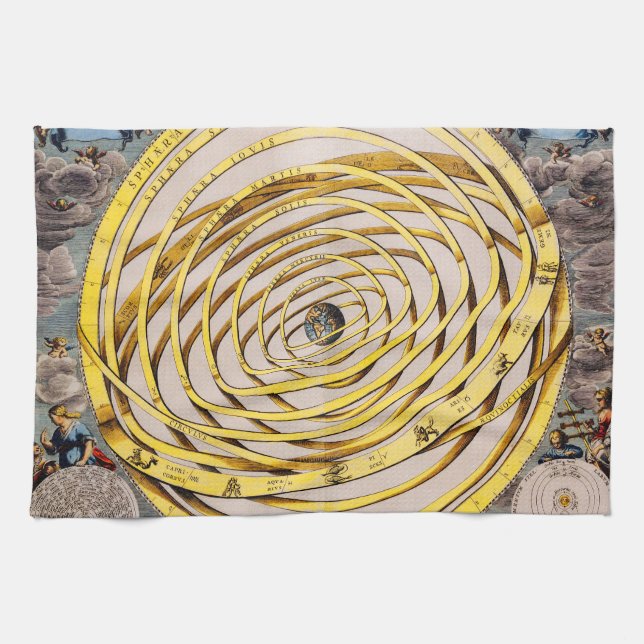 Celestial Map Andres Celarius Küchentuch (Horizontal)