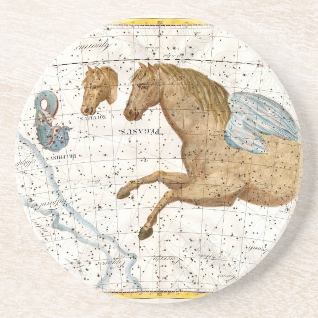 Celestial Map Pegasus Getränkeuntersetzer (Vorne)