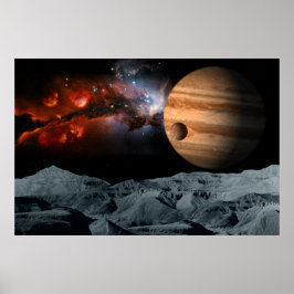 Celestial Marble Poster