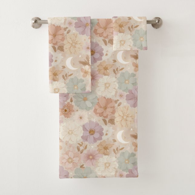 Celestial Meadow Floral  Badhandtuch Set (Insitu)