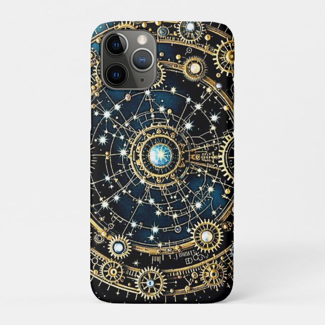 Celestial Mechanism Kosmische Kunst Case-Mate iPhone Hülle (Rückseite)