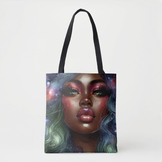Celestial Melanin Magic Tote Bag (Vorderseite)