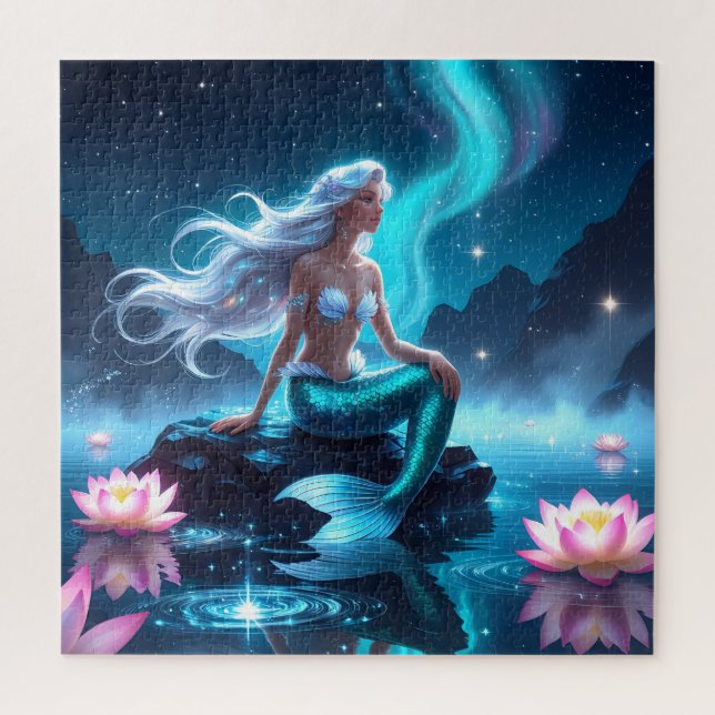Celestial Mermaid Glow Puzzle (Vertikal)