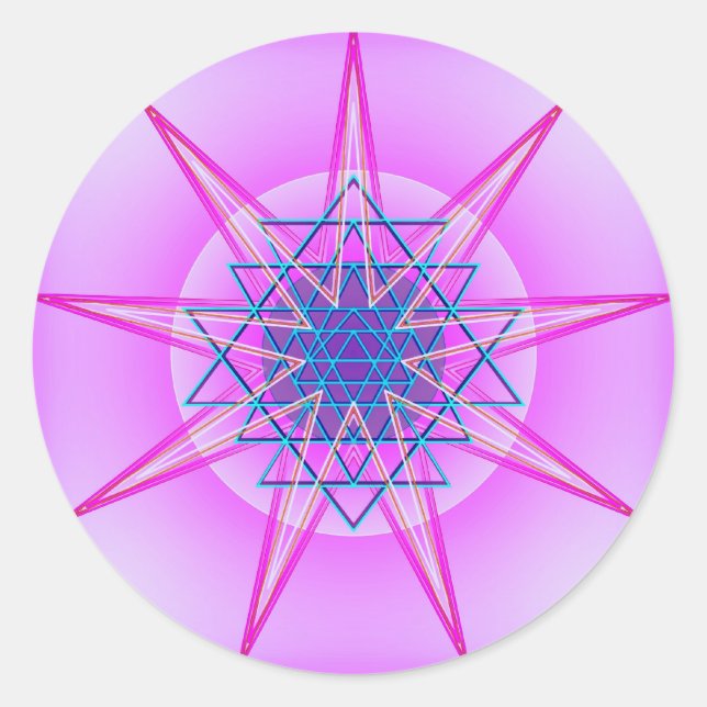 Celestial Might #9 Runder Aufkleber (Vorderseite)