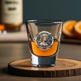 Celestial Modern Astrologie Symbol Fantasy Virgo Schnapsglas