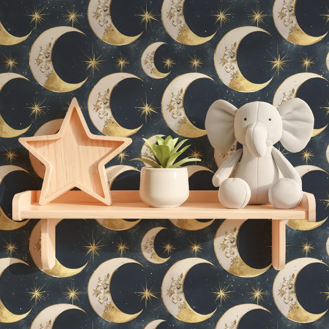 Celestial Moon and Stars Tapete (Von Creator hochgeladen)