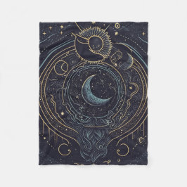 Celestial Moon Fleecedecke