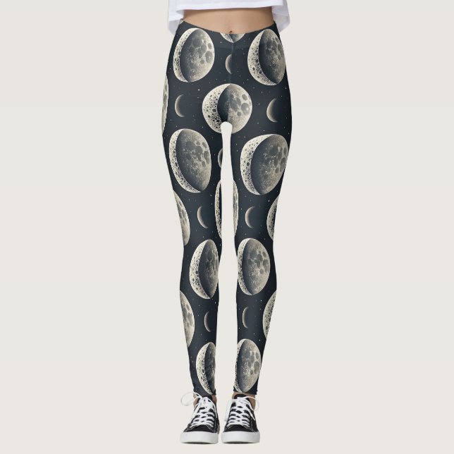 Celestial Moon Phase (1) Leggings (Vorderseite)