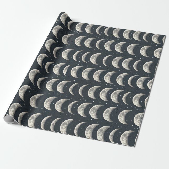 Celestial Moon Phase (2) Geschenkpapier (Ungerollt)