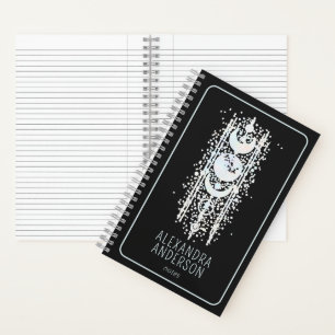 Celestial Moon Phases Mystical Holistic Spiritual Notizbuch