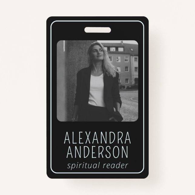 Celestial Moon Phases Mystical Spiritual Foto Ausweis (Rückseite)