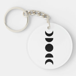 Celestial Moon Phases Schlüsselanhänger