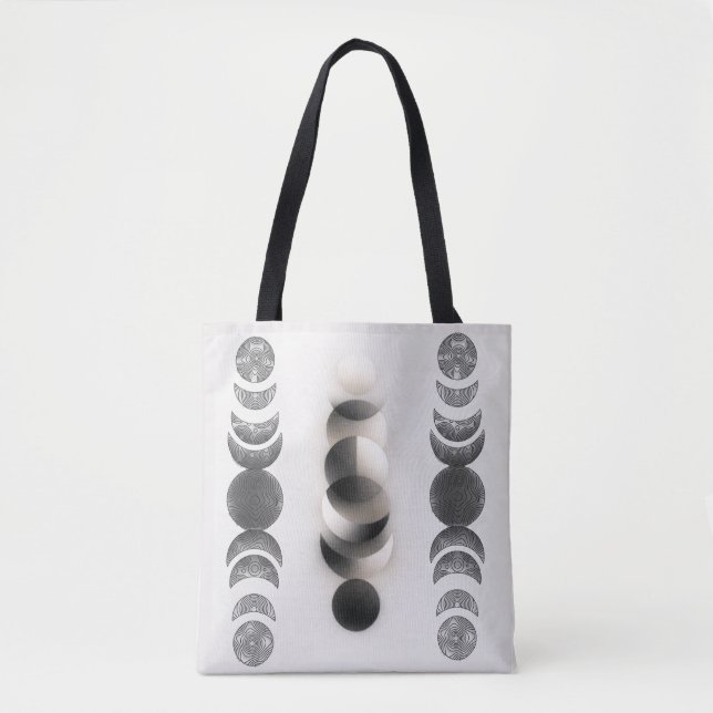 Celestial Moon Phases Triptych Poster | Abstract  (Vorderseite)