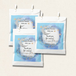 Celestial Moon Stars, Royal Blue And Gold Abstract Geschenktütchen