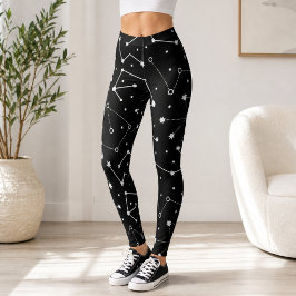 Celestial Moon Theme Leggings