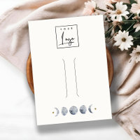 Celestial Moon Watercolor Hairpin Display Logo