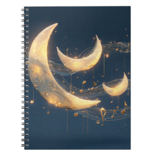 Celestial Moonlight Melody-Notebook Notizblock
