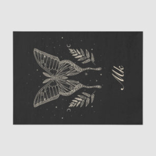 Celestial Moth Personalisiert Throw Kissen Seidenpapier
