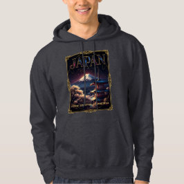 Celestial Mount Fuji Japan Pagoda Travel Art Hoodie