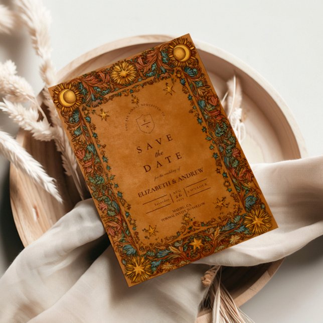 Celestial Mystic Baroque Wedding Save The Date (Von Creator hochgeladen)