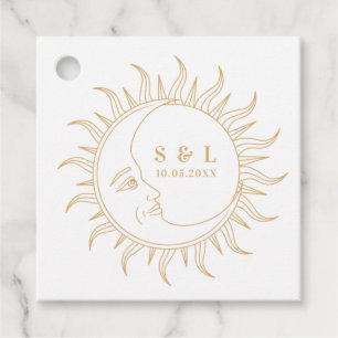 Celestial Mystical Elements Starsign Envelope Geschenkanhänger