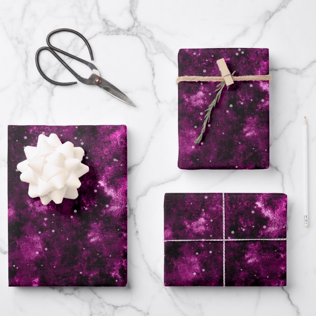 Celestial Nexus Galaxy Farbpalette | Ultra Geschenkpapier Set (Vorderseite)