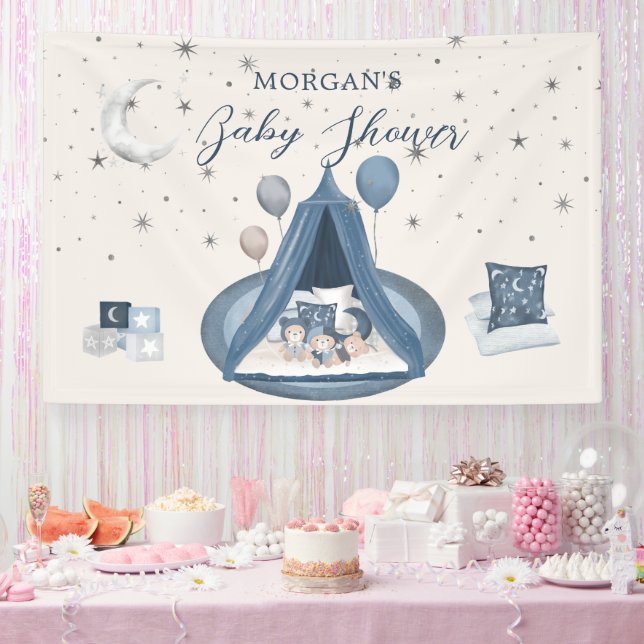 Celestial Niedlich Bear Baby Dusche Banner (Party)