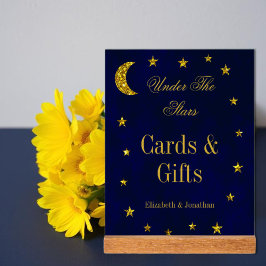 Celestial Night Sky Wedding Acrylschild