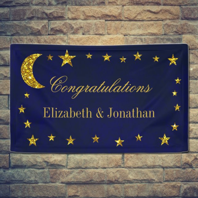 Celestial Night Sky Wedding Banner (Von Creator hochgeladen)