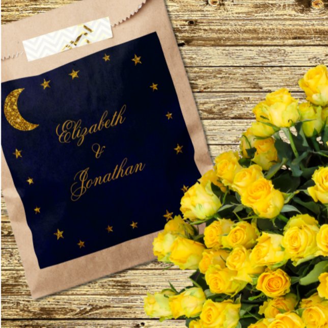 Celestial Night Sky Wedding Geschenktütchen (Von Creator hochgeladen)