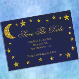 Celestial Night Sky Wedding Save The Date