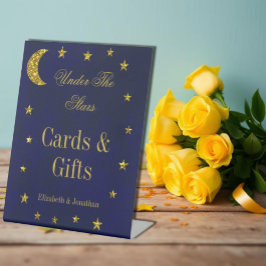 Celestial Night Sky Wedding Sockelschild