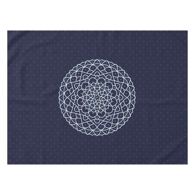 Celestial Night Tablecloth Tischdecke (Vorderseite (Horizontal))