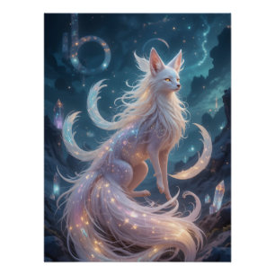 Celestial Nine-Tails Fox Poster