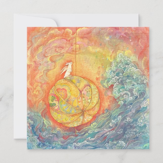 Celestial Orb: Winged Hare on Silken Brocade (Vorderseite)